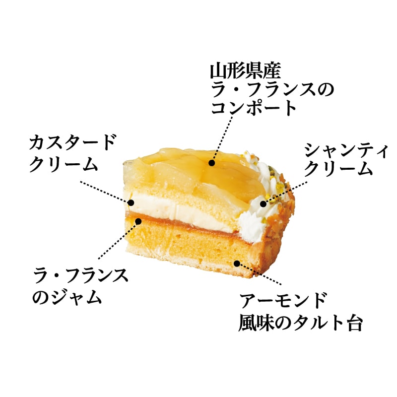 ［838］ラ・フランスのタルト