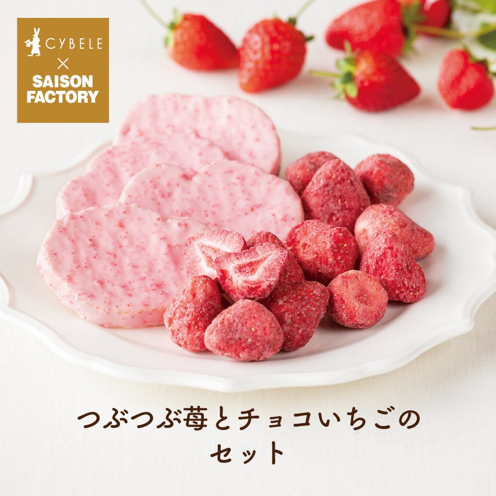 つぶつぶ苺とチョコいちごのセット